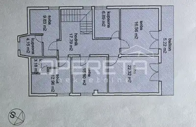 Stan 280 m², Blato - dvoetažni, 8 soba - 24