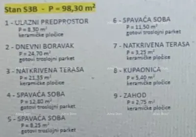 Wohnung 98 m², Lovrečica bei Umag, Neubau mit Pool - 4