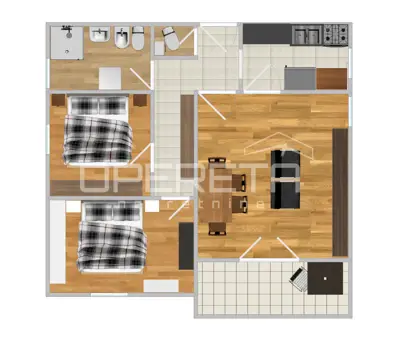 Apartment 80.5 m², Novigrad - 2 bedrooms, terrace - 17