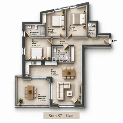 Apartment for sale in Vodice, 125,5 m² - 27