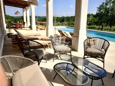 Villa 428 m², Vižinada - view of vineyards - 6