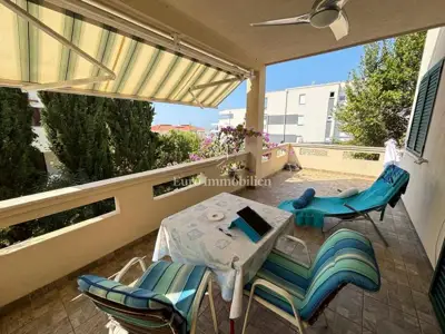 Kuća 97 m², Novalja - pogled na more i dvorište - 12