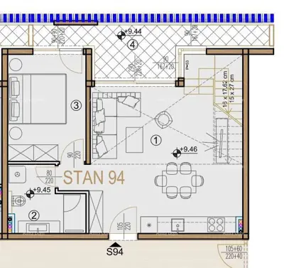 Wohnung 97 m², Poreč - Maisonette mit Dachterrasse - 2