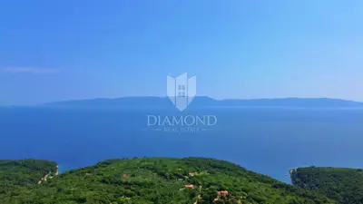 Building plot 769 m², Rabac - sea and island views - 2