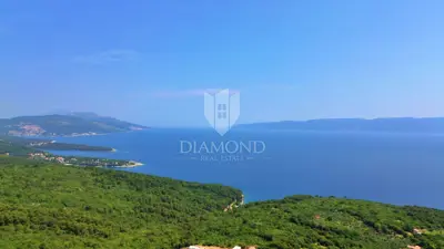 Building plot 769 m², Rabac - sea and island views - 3