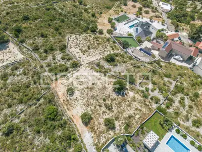Baugrundstück 976 m², Dvornica, Meerblick - 11