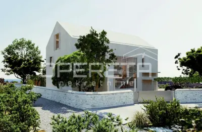 Building plot 976 m², Dvornica, sea view - 7