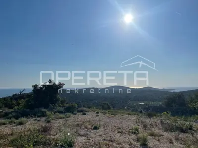 Building plot 976 m², Dvornica, sea view - 3