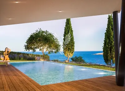 Vodice, luxuriöse Villa mit Pool und Meerblick - 2