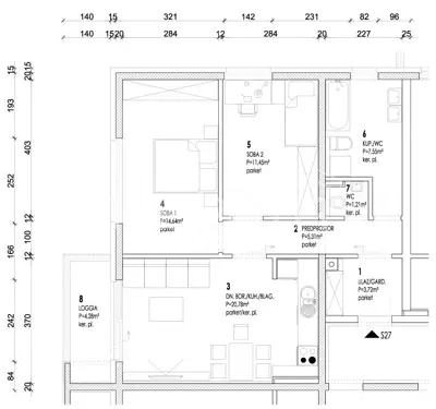 Wohnung 97 m², Velika Gorica - 3 Zimmer, Garage und Parkplatz - 12
