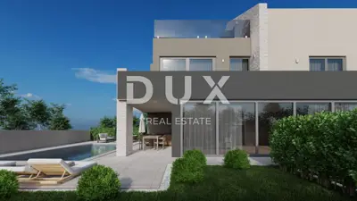 Doppelvilla 215 m², Poreč - Pool und Meerblick