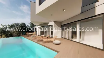 Građevinsko zemljište 411 m², Omiš - panoramski pogled na more - 3