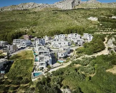 Split, Strožanac, Villa u privatnom elitnom kompleksu, bazen, garaža, - 21