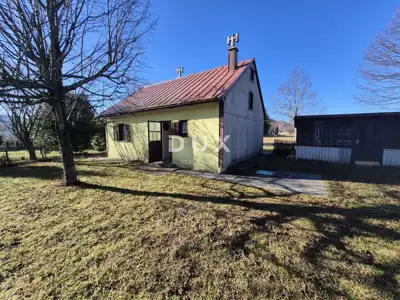 GORSKI KOTAR, FUŽINE, LIČ - large family estate with two houses and ga