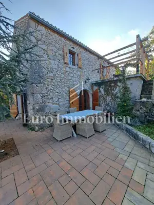 Kamena kuća 120 m², Malinska - pogled na more