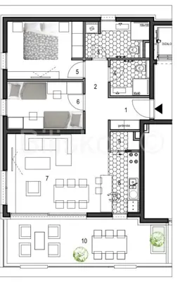 Split, Žnjan prodaja stan 76,50 m² + 2 parkinga - 23