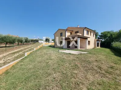 Poreč, Kaštelir, Doppelhaushälfte, 121 m², Rohbau, Meerblick - 3
