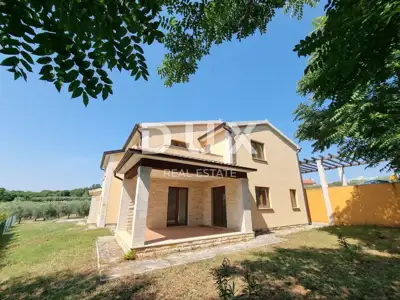 Poreč, Kaštelir, Doppelhaushälfte, 121 m², Rohbau, Meerblick