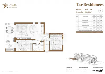 Wohnung zum Kauf in Tar, 105,3 m² - 11