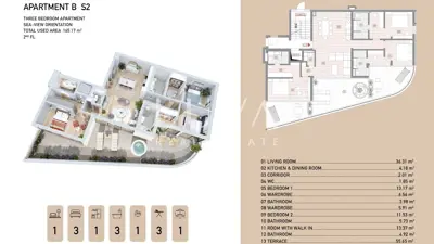 Opatija, luksuzan stan s pogledom, zgrada B stan S2, prodaja - 8