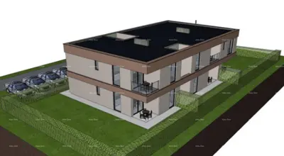 Wohnung 77 m², Poreč - Neubau mit Garten