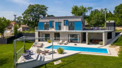 Vila 209 m², Orihi u Barbanu, bazen i otvoren pogled