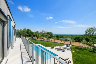 Vila 209 m², Orihi u Barbanu, bazen i otvoren pogled - 8