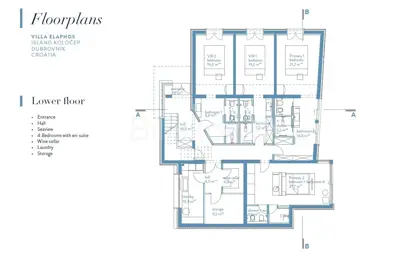 Villa 309 m², Koločep kod Dubrovnika, prvi red do mora - 22