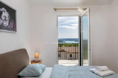Vila 170 m², Sveti Lovreč Labinski - pogled na more i bazen - 15