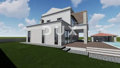 Građevinsko zemljište, Svetvinčenat - idejni projekt za katnicu s bazenom - 2