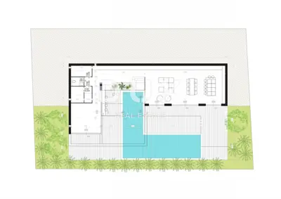 Building plot, Maslenica - sea view and conceptual project - 9