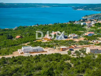 Building plot, Maslenica - sea view and conceptual project - 2