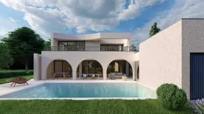 Vila 242 m², Poreč - bazen i panoramski pogled na more - 4