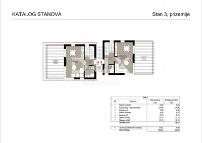 Wohnung 87,8 m², Rtina - Meerblick und Terrasse 23 m² - 10