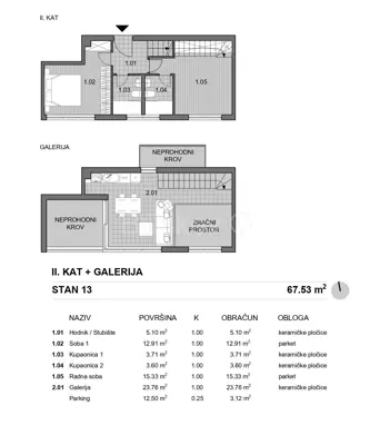 Apartment 68 m², Pag - erste Reihe zum Meer und freier Blick - 14