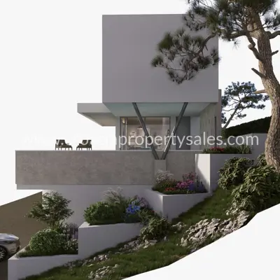 Villa in Omiš, 500 m² of land, sea and islands view - 4