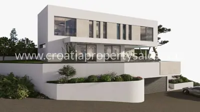 Villa in Omiš, 500 m² of land, sea and islands view - 8