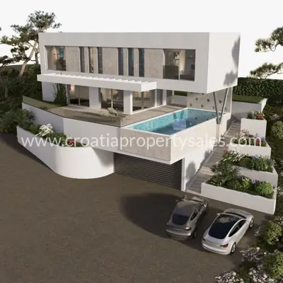 Villa in Omiš, 500 m² of land, sea and islands view - 6