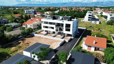 Penthouse 130 m², Privlaka - Dachterrasse und Meerblick - 6