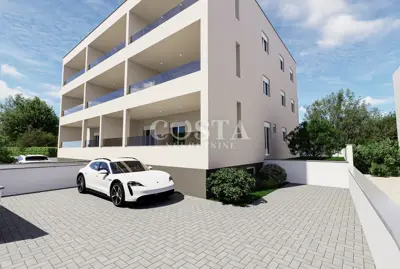 Wohnung 43 m², Crvene kuće - Loggia 13 m² und Parkplatz - 2