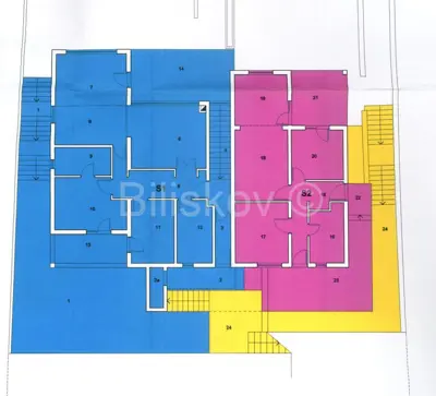 House 484 m², Blace - first row to the sea - 25