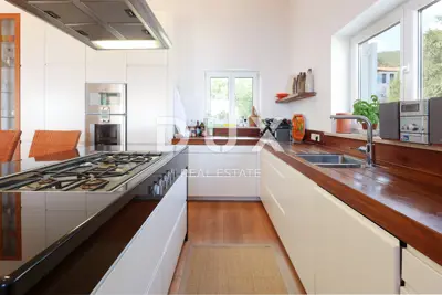 Penthouse 123 m², Lovran - pool and panoramic view - 13