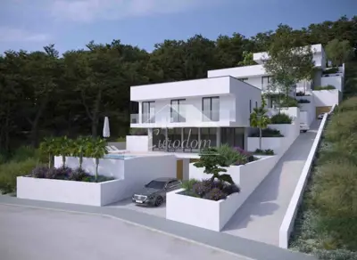 Building plot Novigrad - 3 villas, 100 m from the sea - 7