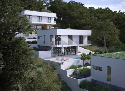 Building plot Novigrad - 3 villas, 100 m from the sea - 2