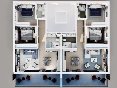 Wohnung 76.66 m², Makarska Zentrum - Meerblick - 21