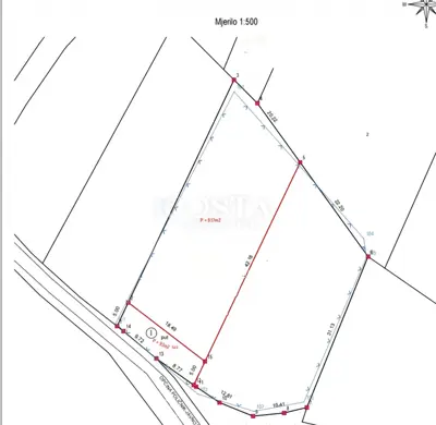 Building plot 863 m², Briševo - quiet location - 6