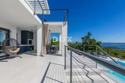 Villa 250 m², Šmrika - panoramic sea view - 16