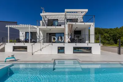 Villa 250 m², Šmrika - panoramic sea view - 9