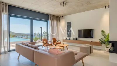 Primošten, luxuriöse Villa mit atemberaubendem Panoramablick auf das Meer - 7