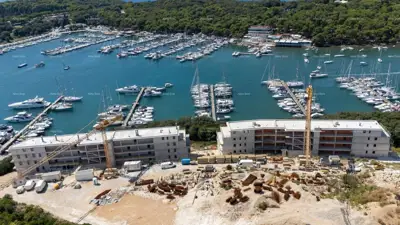 Stan 73,64 m², Veruda Pula - pogled na Marina Veruda